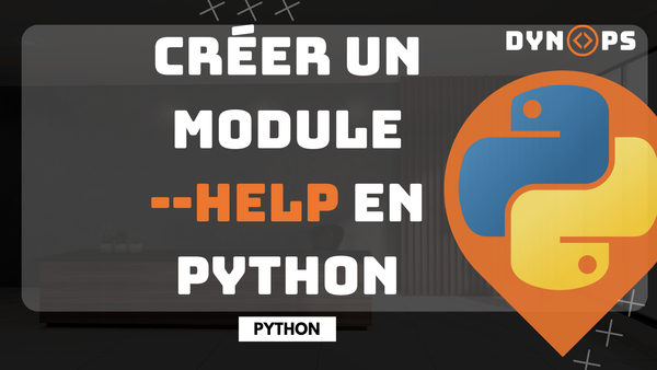 Créer un module --help en Python